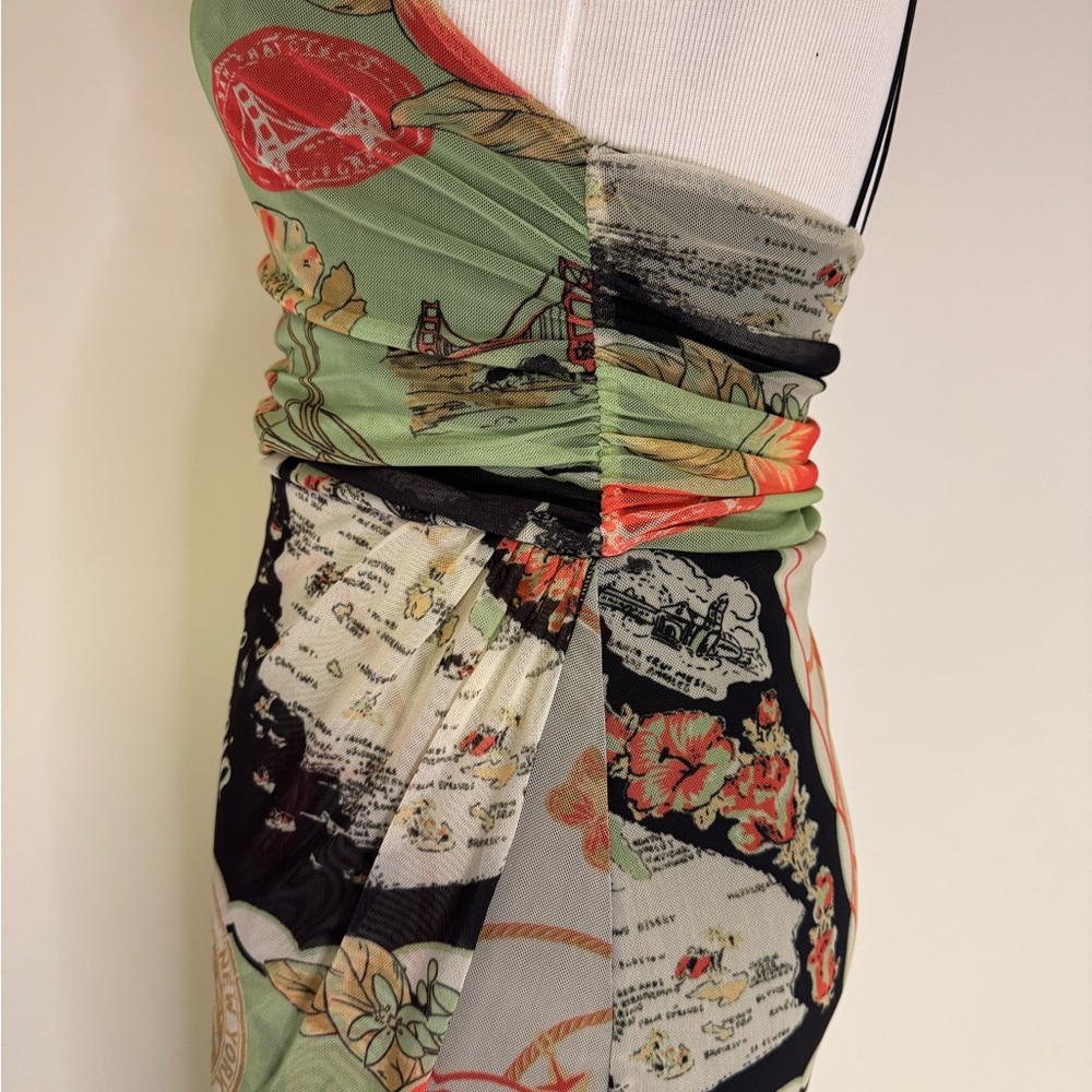Urban Outfitters Floral California Print Slip Dress - Picture 7 of 14